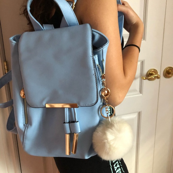 Baby blue backpack - Picture 3 of 3